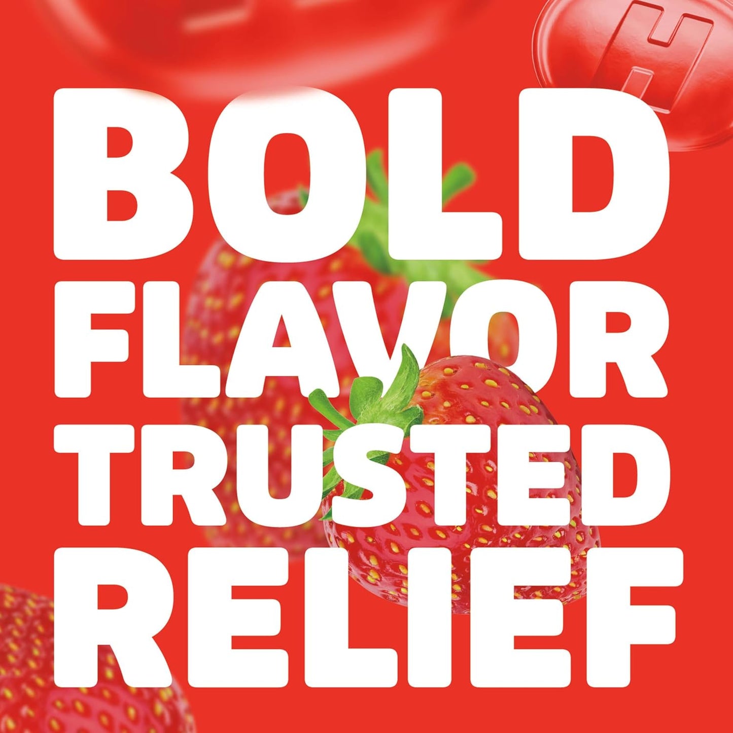 HALLS Throat Relief Strawberry Cough Drops, 180 ct | 20 Sticks of 9