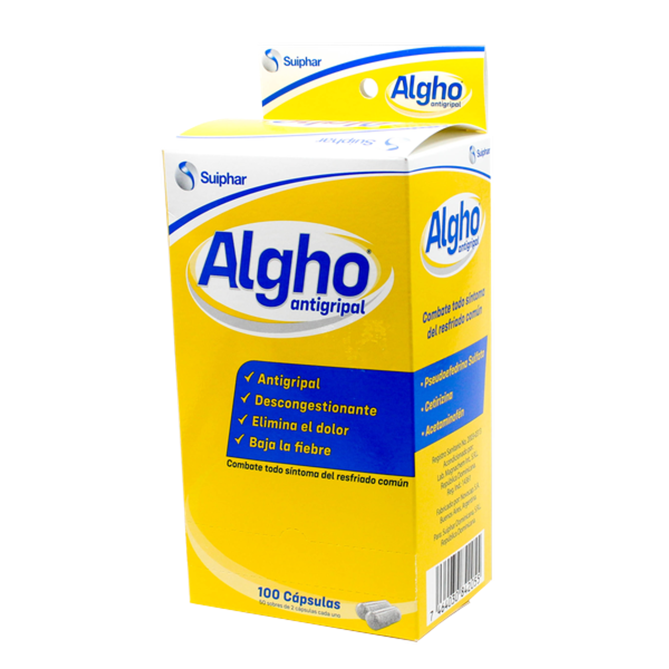 ALGHO ANTRIGRIPAL | 100 CÁPSULAS