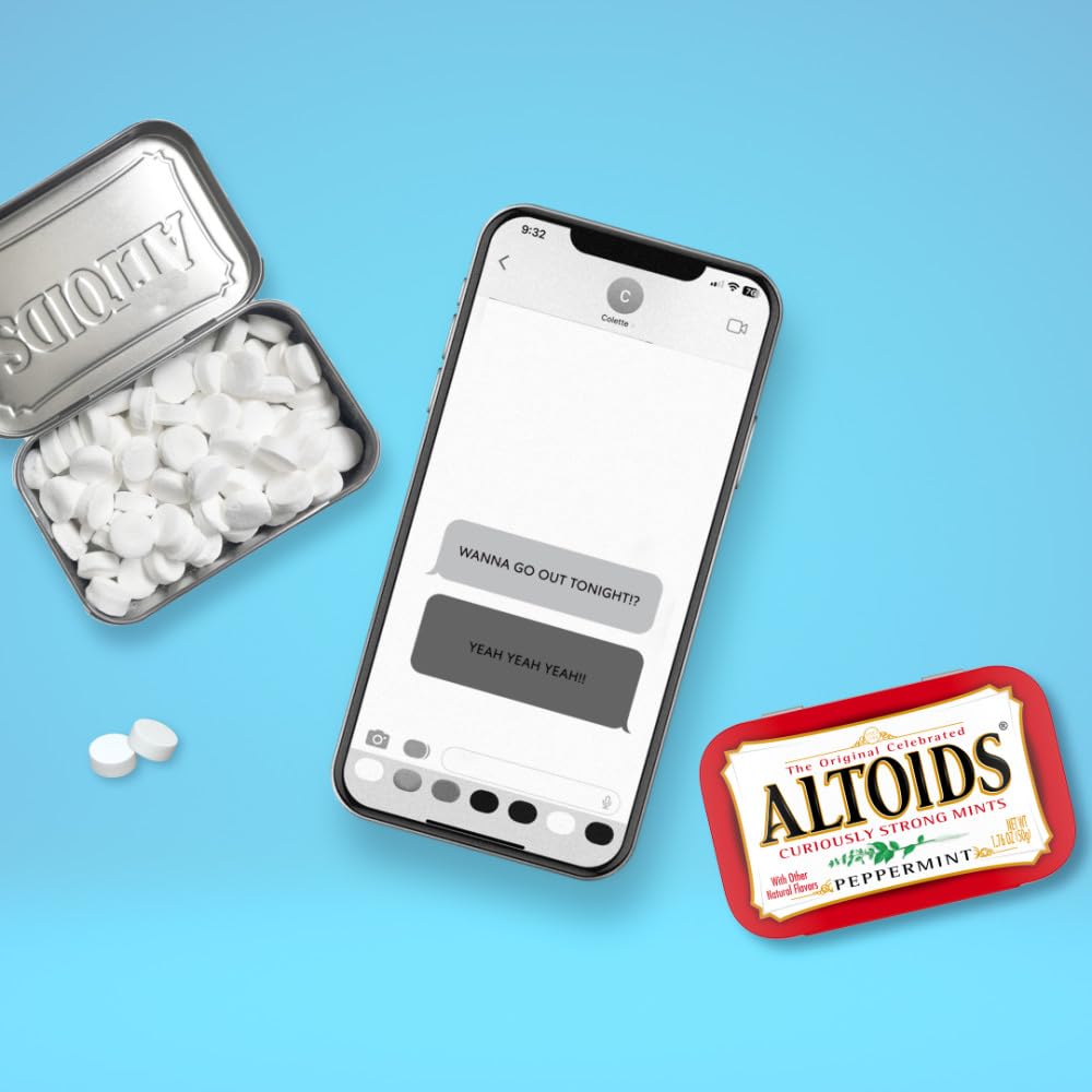 Altoids Classic Peppermint Breath Mints, 1.76 Ounce (Pack of 12)