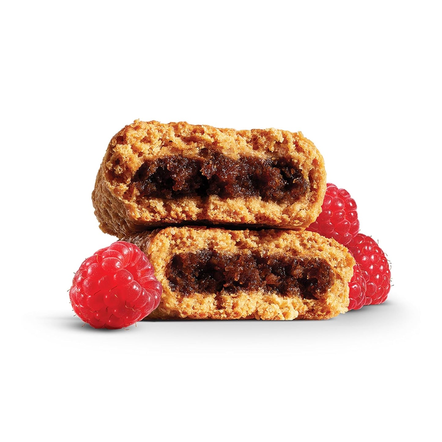 Nature’s Bakery Whole Wheat Fig Bars, Raspberry, Real Fruit, Vegan, Non-GMO, Snack bar, 1 box with 12 twin packs (12 twin packs) | bike-handlebars