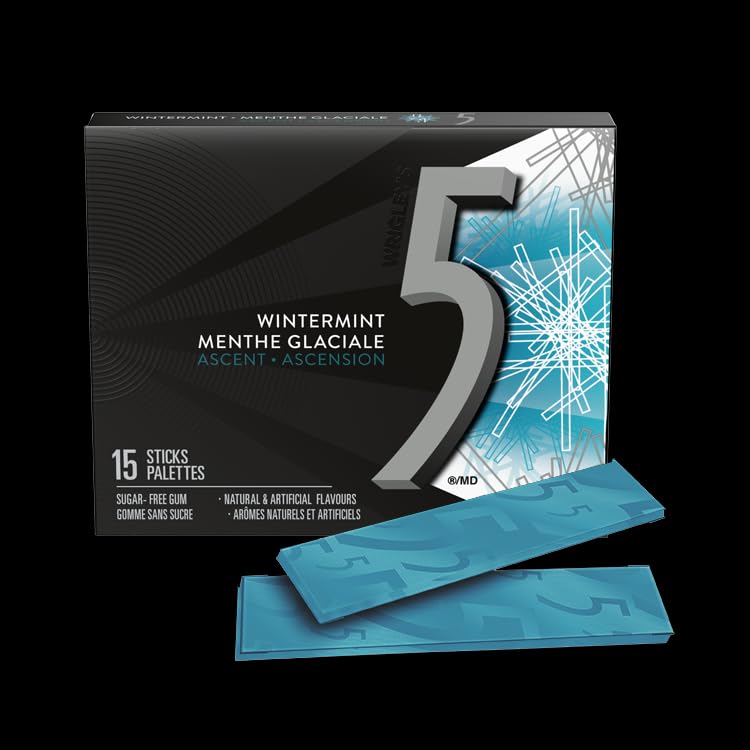 Wrigley 5 Ascent Escalating Wintermint, 10ct/150 sticks total