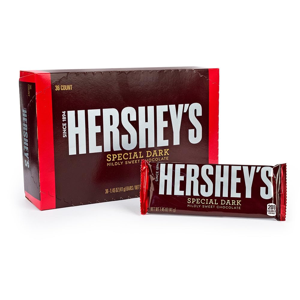 36ct Dark Chocolate 1.45oz Candy Bars in Bulk (36 Pack) - DIY Candy Favors