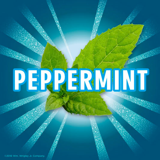 ECLIPSE Peppermint Sugar Free Chewing Gum, Bulk Pack, 18 Piece, 8 Pack | Crisp minty peppermint sugar free gum, for refreshing after meals, on commutes, travel and busy days, lunch box, freshness