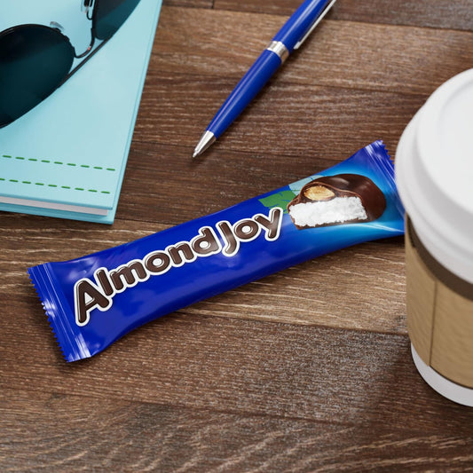 ALMOND JOY Coconut and Almond Chocolate Candy Bars, 1.61 oz (24 Count)