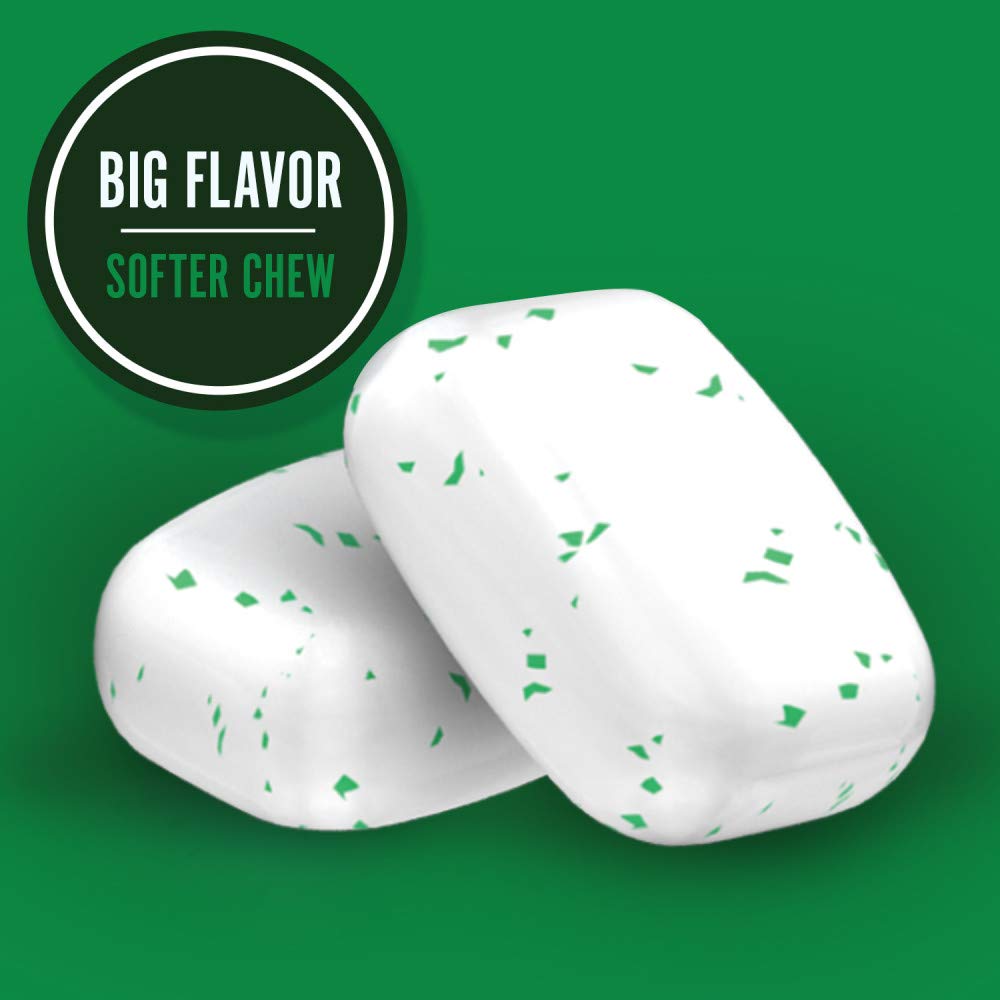 ORBIT WHITE Spearmint Sugar Free Mint Sugarless Fresh Breath Chewing Gum, 40 Piece Resealable Bottle, (4 Pack) for Refreshening Breath