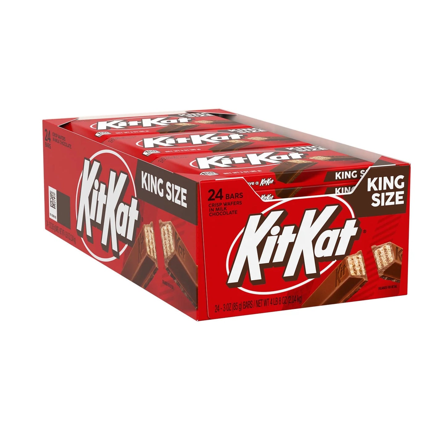 KIT KAT Milk Chocolate Wafer King Size, Candy Bars, 3 oz (24 Count)