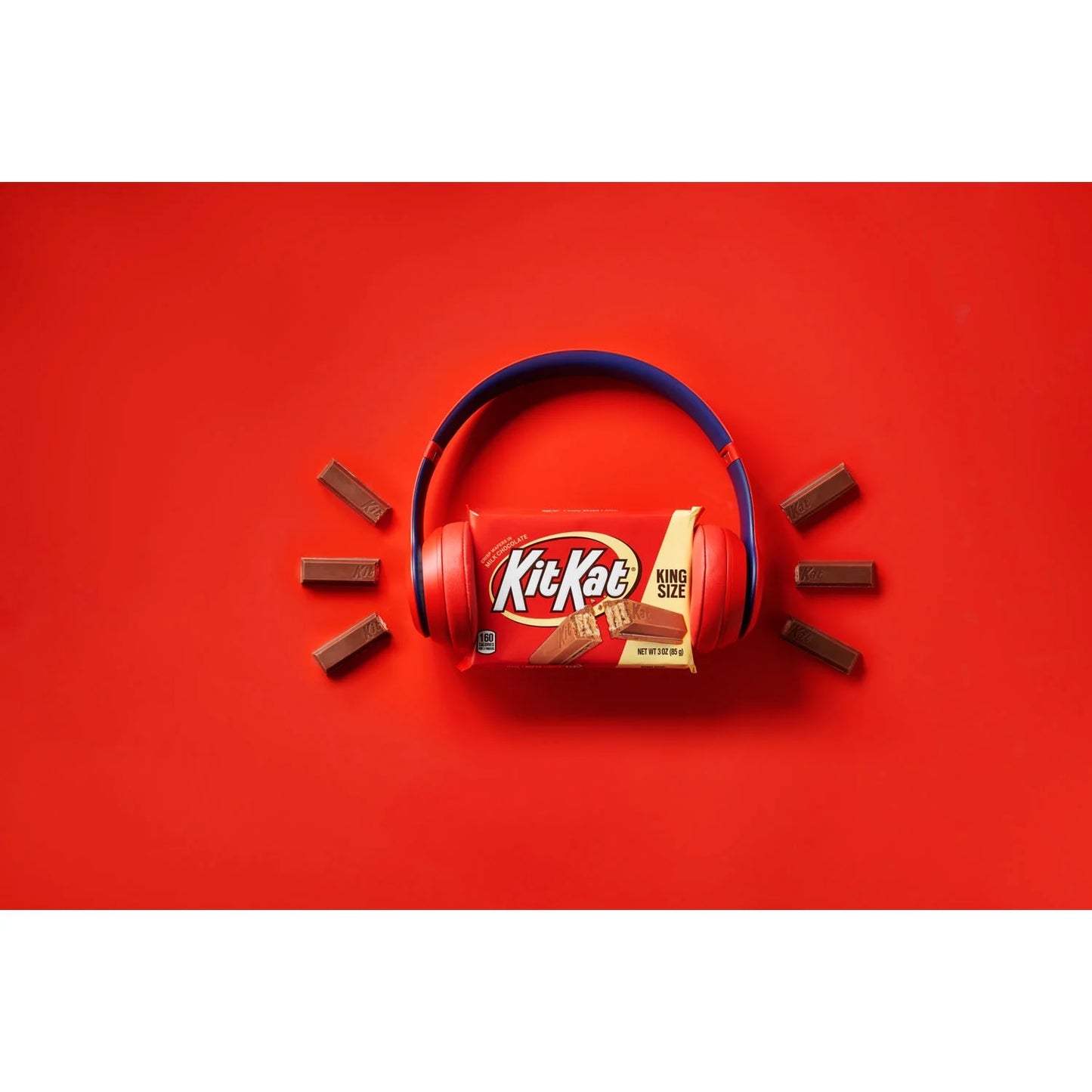 KIT KAT Milk Chocolate Wafer King Size, Candy Bars, 3 oz (24 Count)