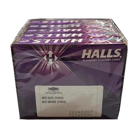 Halls Blueberry Flavor Candy 20 Stick 34g