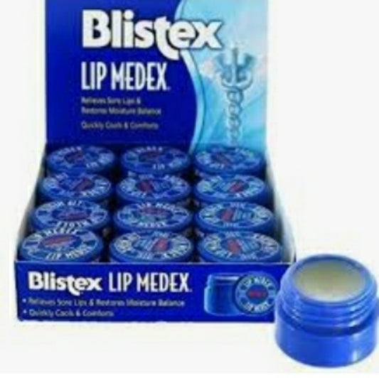Blistex Lip Medex In Jar, 0.25 oz, 12-Pack