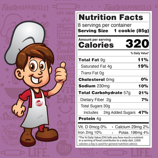 Classic Cookie, Soft Baked Cookie, Oatmeal Raisin 3oz, 8 Count Pack
