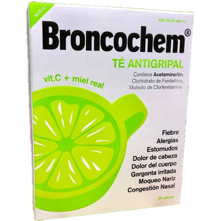 Broncochem Cold & Flu Tea x 25 Sachets